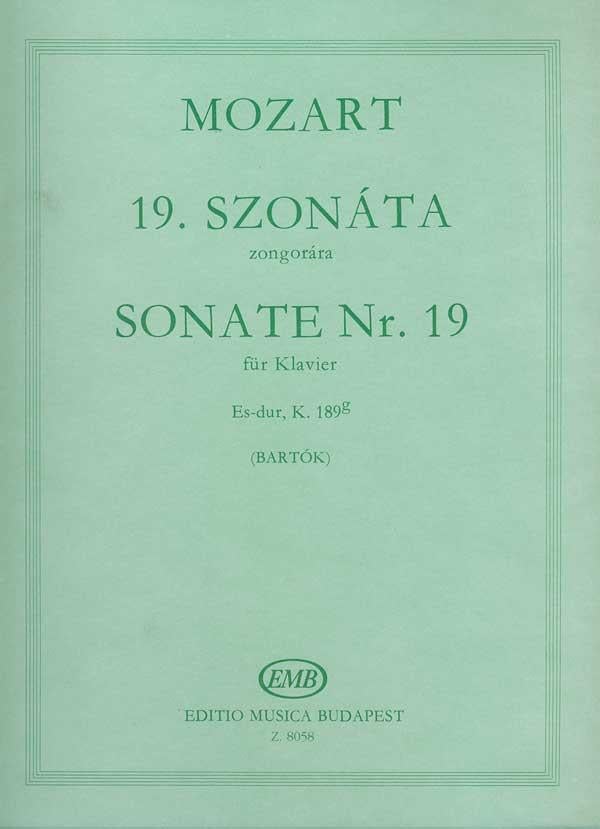 Sonate Nr. 19 Es-Dur, KV 189g
